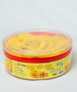 Xoài sấy dẻo hộp tròn 300g, 500g